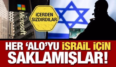 Telefondaki her ‘Alo’yu İsrail için arşivlemişler! Belgeler sızdı,Microsoft yine yakalandı