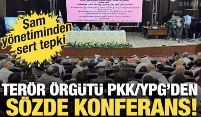Terör örgütü PKK/YPG’den sözde konferans! Şam yönetiminden sert tepki