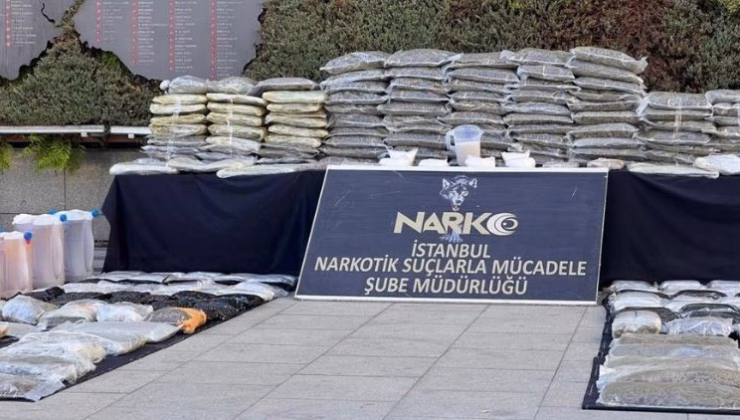 Uyuşturucu tacirlerine darbe! Yüzlerce kilo uyuşturucu ele geçirildi