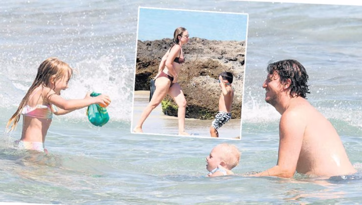 Çocuklar babaya emanet