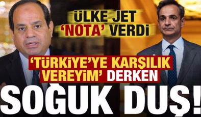 Yunanistan’a soğuk duş! Türkiye’ye karşılık vereyim derken, Mısır nota verdi…