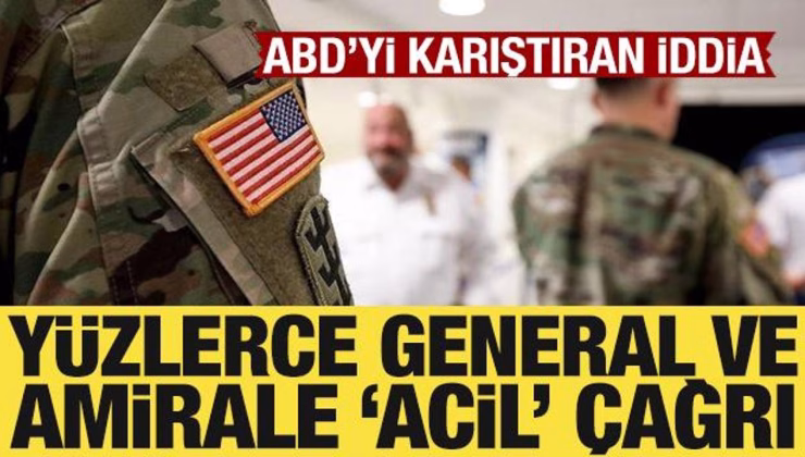 ABD, yüzlerce general ve amirali acil toplantıya çağırdı