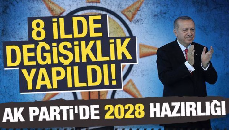 AK Parti’de 8 ilde görev değişikliği