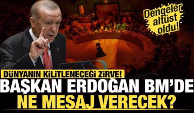 Başkan Erdoğan 15’inci kez hitap edecek! BM’de Gazzelilerin sesi olacak!