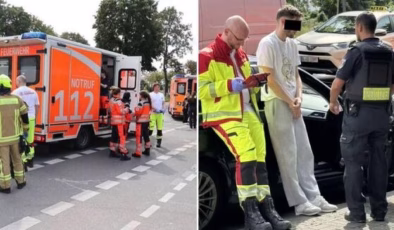 Berlin’de bir araç kalabalığa çarptı: Yaralılar var