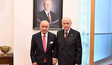 CHP eski Genel Başkanı Çetin’den Bahçeli’ye sürpriz ziyaret