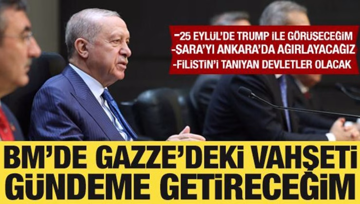 Cumhurbaşkanı Erdoğan: BMGK’da Filistin’i tanıyan devletler olacak