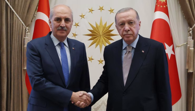 Cumhurbaşkanı Erdoğan, Numan Kurtulmuş’u kabul etti