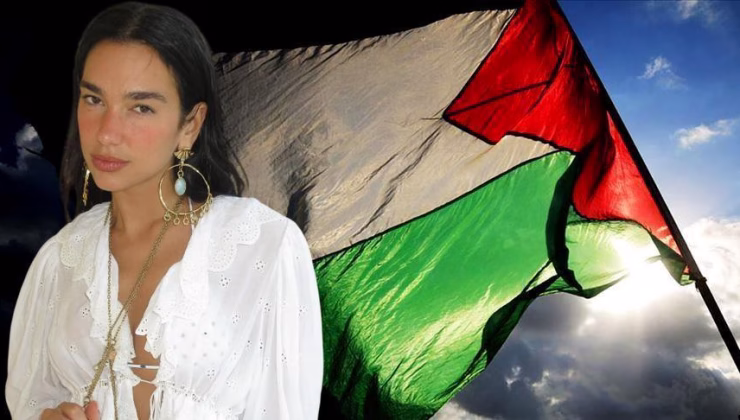 Dünyaca ünlü yıldız Dua Lipa'dan Filistin adımı! Yollarını ayırdı