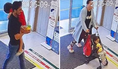 Elinde oyuncağı vardı… 2 kardeşin son görüntüsü!