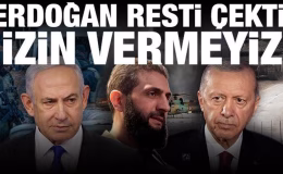 Erdoğan’dan İsrail’e Suriye resti: Buna izin vermeyiz