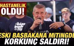 Eski Başbakana mitingde korkunç saldırı! Hastaneye kaldırıldı!