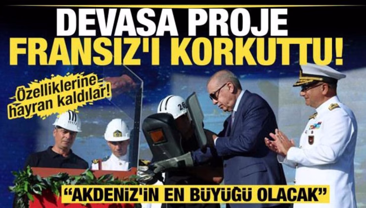 Fransız basını devasa projeyi yazdı! Akdeniz’de Milli Uçak Gemisi üstünlüğü!