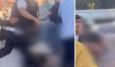 Genç kızın gizlice fotoğrafını çekti! Meydan dayağını yedi! Vatandaş asayiş!