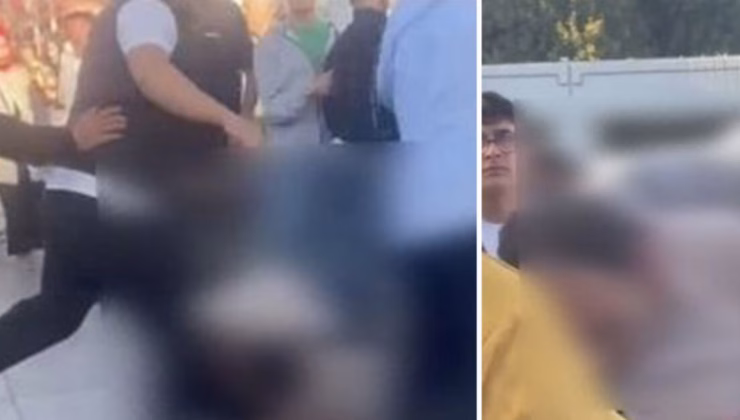 Genç kızın gizlice fotoğrafını çekti! Meydan dayağını yedi! Vatandaş asayiş!