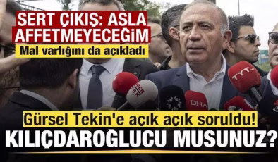 Gürsel Tekin’e açık açık soruldu! Kılıçdaroğlucu musunuz? Mal varlığını da açıkladı