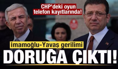 İmamoğlu-Yavaş gerilimi doruğa çıktı! CHP’deki oyun telefon kayıtlarında!