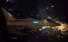 İngiliz savaş uçakları, Polonya üzerinde devriye uçuşu gerçekleştirdi