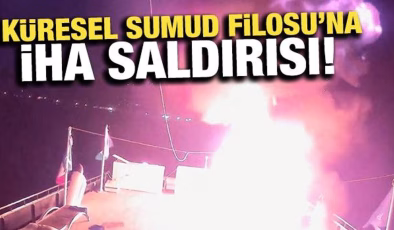 Küresel Sumud Filosu İHA saldırısına uğradı