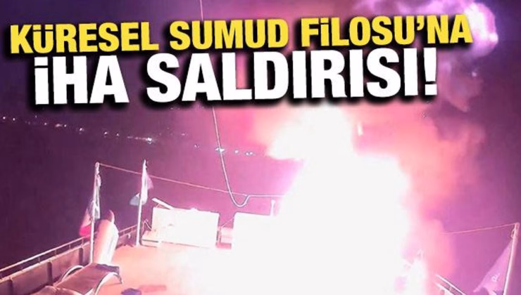 Küresel Sumud Filosu İHA saldırısına uğradı