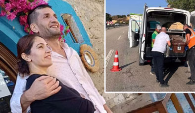Lastik değiştiren evli çifti kamyonet ezdi!