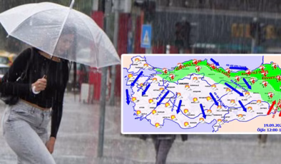 Meteoroloji saat verip uyardı! 3 bölgede şiddetli sağanak!
