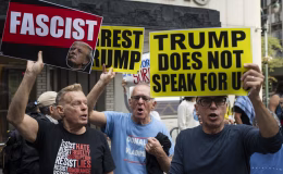 New York’ta düzenlenen Trump karşıtı protestoda göstericiler gözaltına alındı