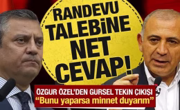Özgür Özel’den Gürsel Tekin’in randevu talebine ret!