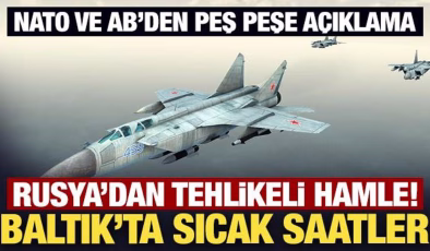 Rus savaş uçakları Estonya hava sahasını ihlal etti