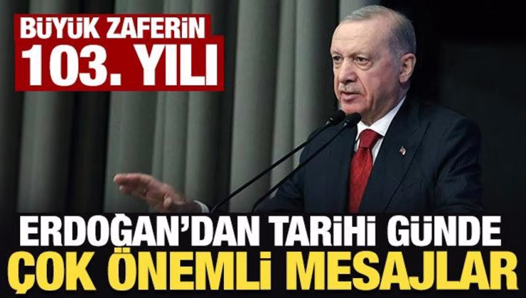 Son Dakika: Erdoğan’dan tarihi günde çok önemli mesajlar: Bin yıllık mazimiz devam edecek!