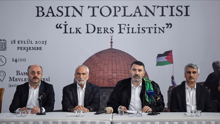 STK’lardan ortak çağrı: ‘İlk ders Filistin Olsun!’