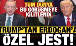 Tarihi görüşme öncesi Trump’tan Erdoğan’a özel jest!