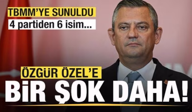 TBMM’ye yeni dosyalar sevk edildi! Özgür Öze’le bir şok daha! 4 partiden 6 isim…