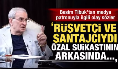 Tibuk’tan medya patronu ile ilgili olay sözler: Rüşvetçi ve şantajcıydı!