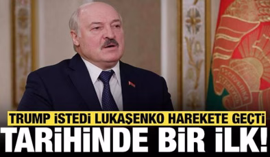 Trump’ın çağrısı sonrası Lukaşenko harekete geçti: Ülke tarihinde bir ilk!