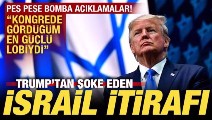 Trump’tan bomba açıklamalar! Şoke eden İsrail itirafı! Savaşı kazanıyor olabilirler ama…
