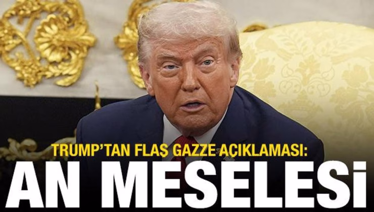 Trump’tan Gazze açıklaması: Anlaşma an meselesi