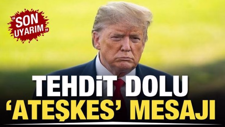 Trump’tan ‘Gazze’de ateşkes’ mesajı
