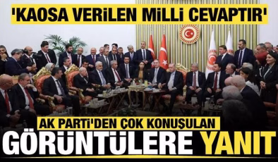 AK Parti Sözcüsü Ömer Çelik meclis açılışına dikkat çekti: Kaosa verilen milli cevaptır