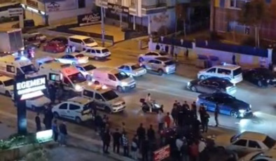 Ankara’da otomobili taşlanan sürücü bir kişiyi ezdi! O anlar kamerada