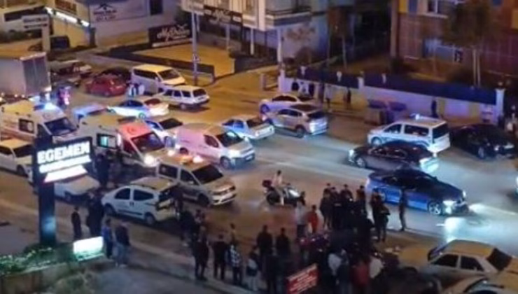 Ankara’da otomobili taşlanan sürücü bir kişiyi ezdi! O anlar kamerada