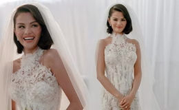 Bu kez filtreyi kaldırdı yeni kareler geldi! Selena Gomez'in düğün pastası dikkat çekti