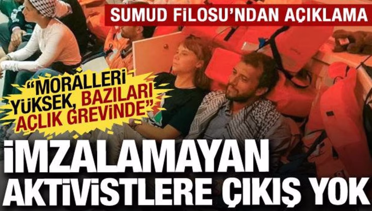 Global Sumud Filosu’ndan açıklama: Aktivistlerin İsrail’deki durumu belli oldu!