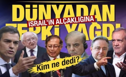 İsrail’e dünyadan peş peşe tepkiler