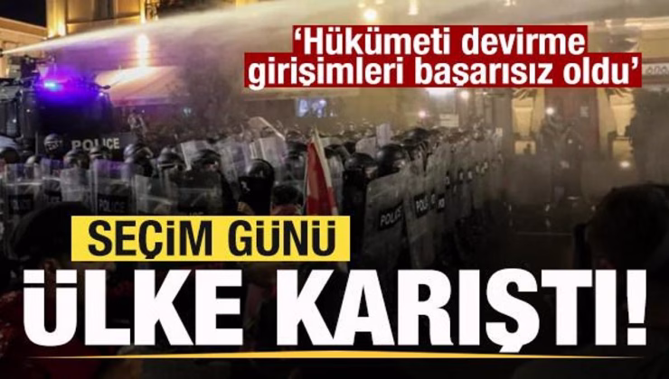 Seçim günü ülke karıştı Son dakika açıklaması: Hükümeti devirme girişimleri başarısız oldu