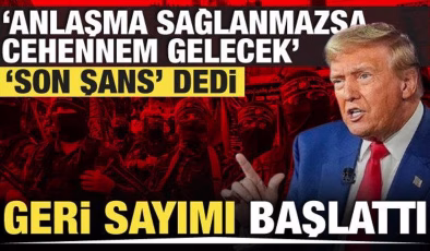 Son dakika: Trump Hamas’ı süre vererek tehdit etti: Anlaşma sağlanmazsa cehennem gelecek