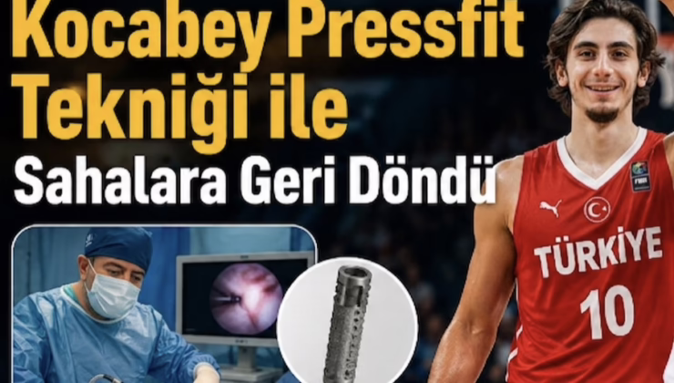 Milli Basketbolcu Kocabey Pressfit Tekniği ile Sahalara Geri Döndü 