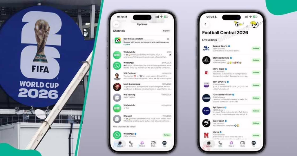 2026 Dünya Kupası Heyecanı Artık WhatsApp Üzerinden Kesintisiz Takip Edilebilecek